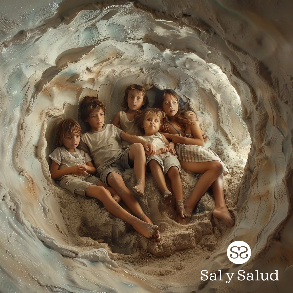 Cueva de sal infantil